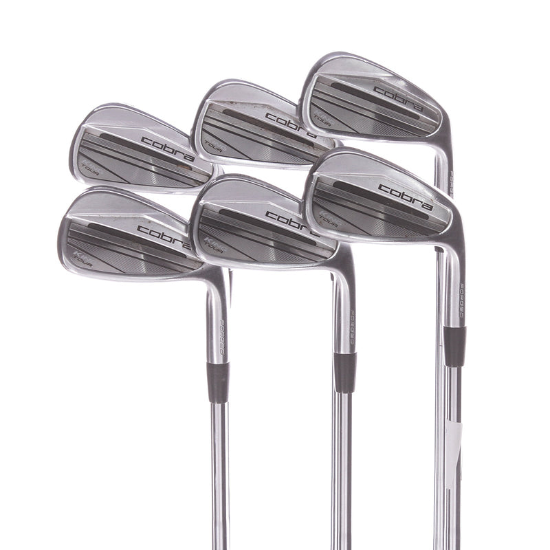 Cobra King Tour Men's Right Steel Irons 5-PW Stiff - KBS $-Taper Lite S