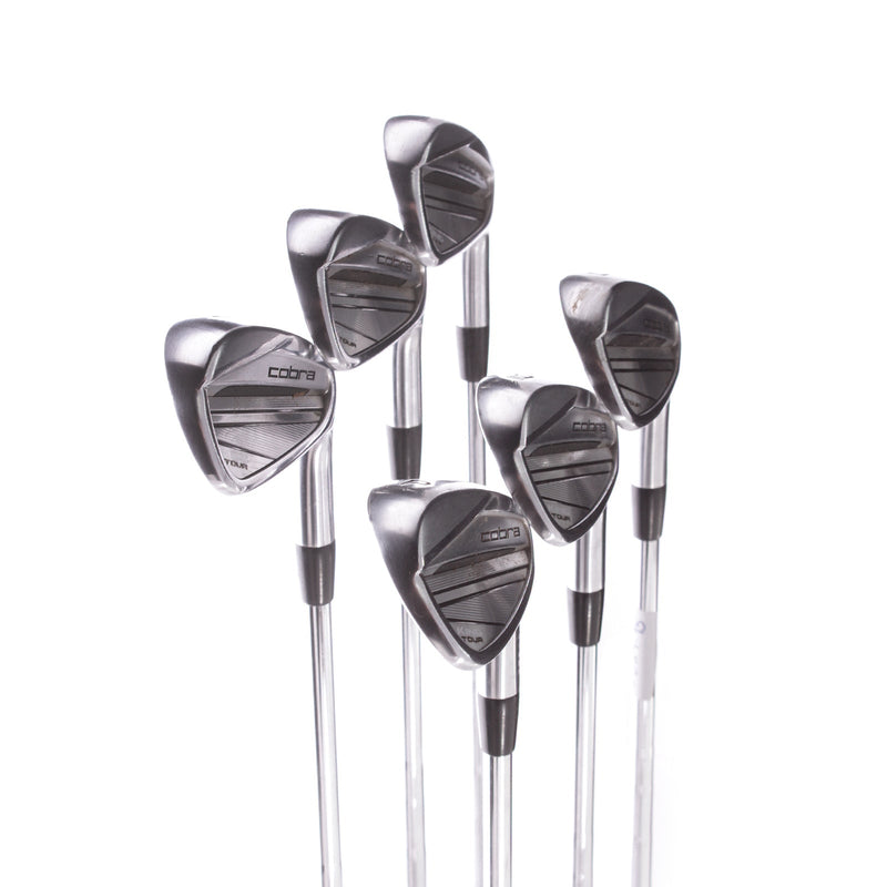 Cobra King Tour Men's Right Steel Irons 5-PW Stiff - KBS $-Taper Lite S