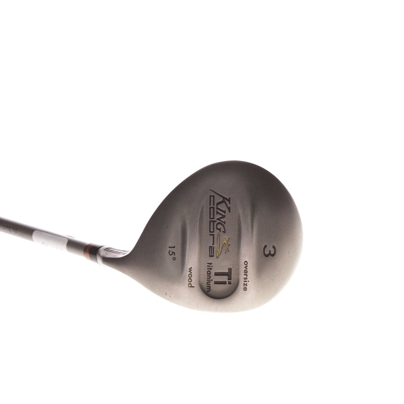 Cobra King Oversize Men's Right Graphite Fairway 3 Wood 15 Degree Regular - Oversize TR Wood R