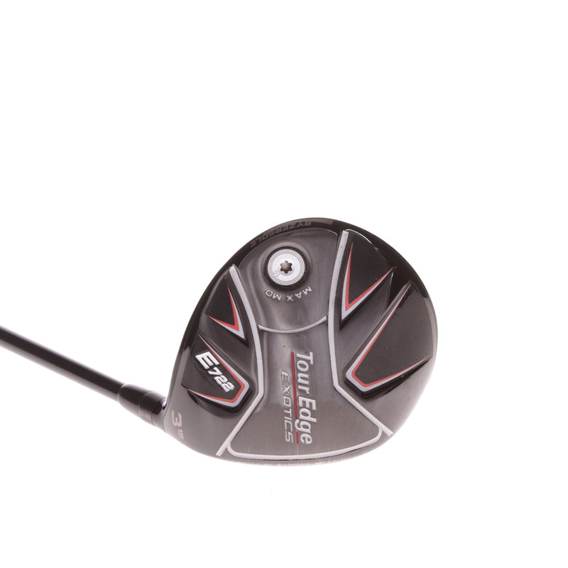 Tour Edge E722 Men's Right Graphite Fairway 3 Wood 15 Degree Regular - Fujikura Ventus Blue 6-R