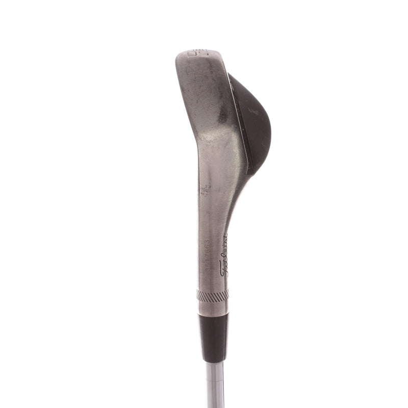 Titleist Vokey SM8 Brushed Steel Steel Men's Left Gap Wedge 50 Degree 08 Bounce F Grind Wedge - BV Design