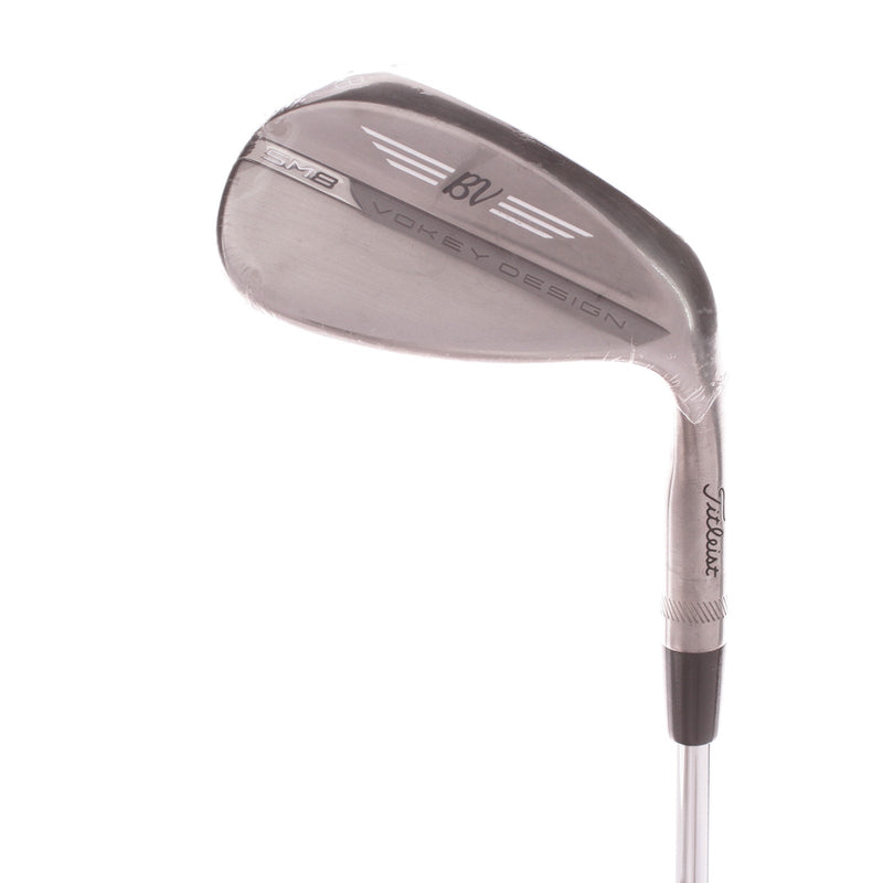 Titleist Vokey SM8 Brushed Steel Steel Men's Right Lob Wedge 2* Flat 58 Degree 12 Bounce D Grind Stiff - Project X 6.0