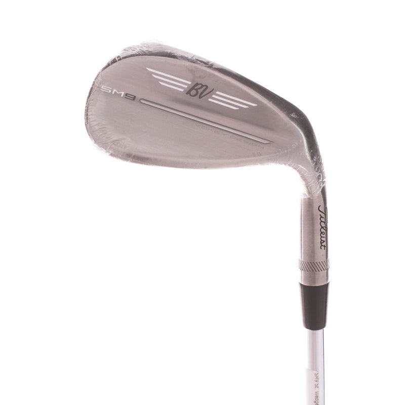 Titleist Vokey SM9 Brushed Steel Steel Men's Right Sand Wedge 3/4" Long 56 Degree 12 Bounce D Grind Wedge - BV Vokey Wedge