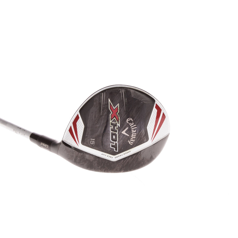 Callaway X Hot Graphite Men's Right Fairway 3 Wood 15 Degree Regular - Project X PXv 5.5