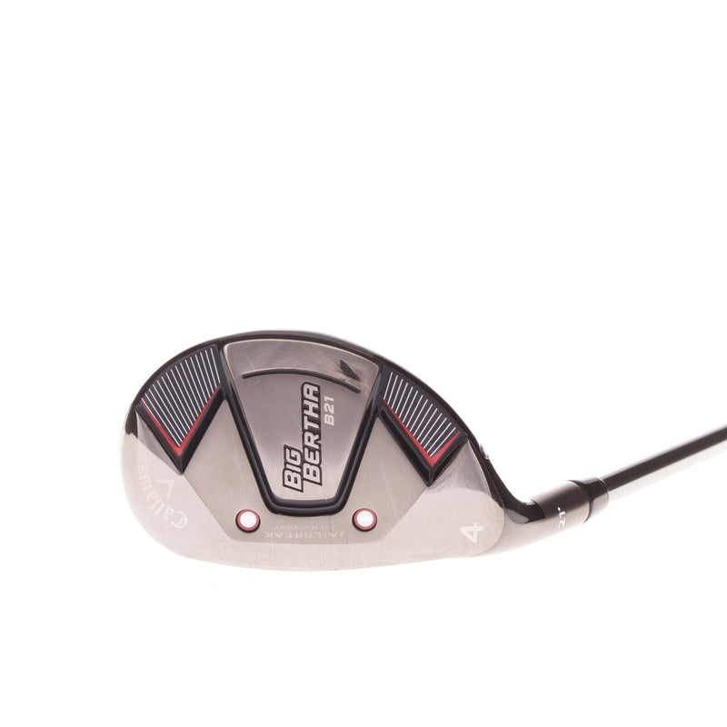 Callaway Big Bertha B21 Graphite Men's Left 4 Hybrid 21 Degree Regular - Big Bertha RCH 65 R