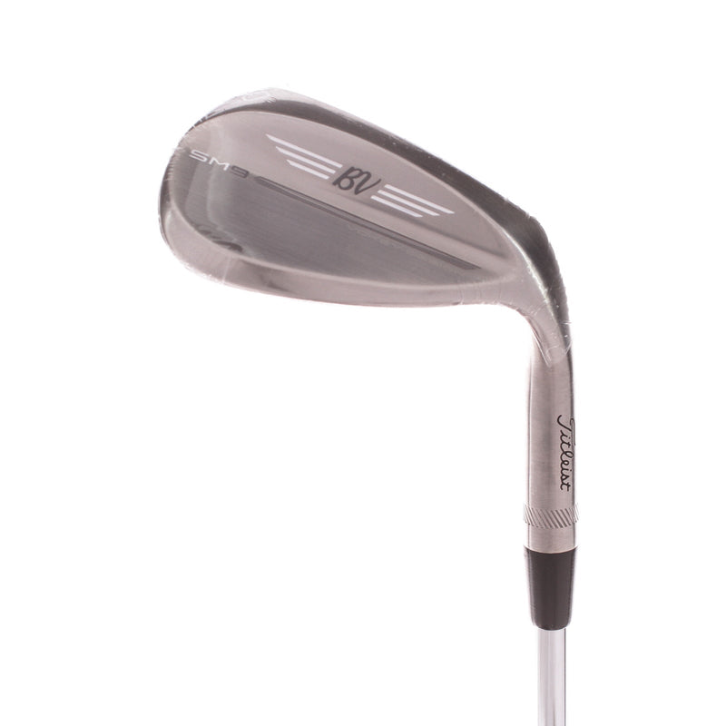 Titleist Vokey SM9 Brushed Steel Steel Men's Right Lob Wedge 1/2" Long 60 Degree 10 Bounce F Grind Wedge - BV Vokey Wedge