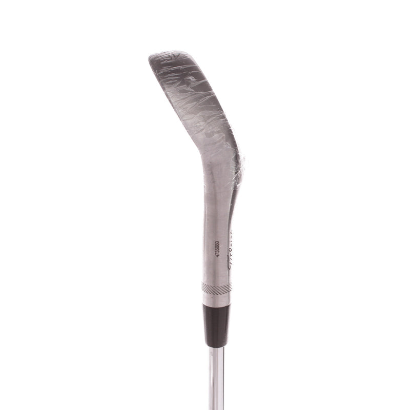 Titleist Vokey SM9 Brushed Steel Steel Men's Left Sand Wedge 1/2" Long 54 Degree 12 Bounce D Grind Wedge - BV Vokey Wedge