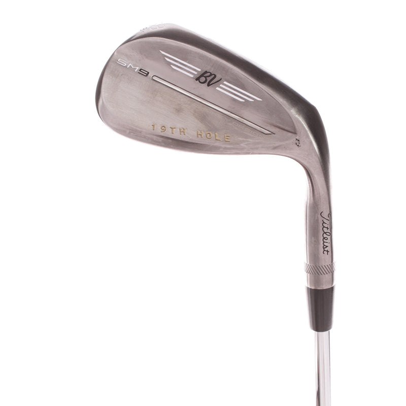 Titleist Vokey SM9 Brushed Steel Steel Men's Right Lob Wedge 58 Degree 08 Bounce M Grind Regular - Project X LZ 5.5