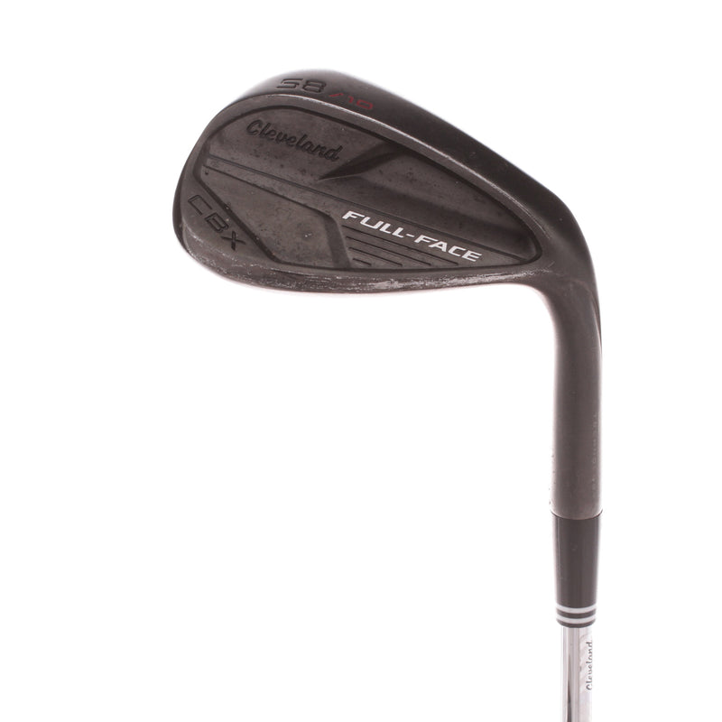 Cleveland CBX Full Face Steel Men's Right Lob Wedge 58 Degree 10 Bounce Wedge - Dynamic Gold 115 W