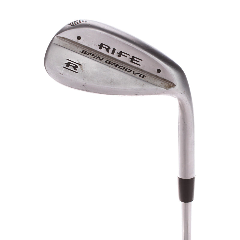 Rife Spin Groove Steel Men's Right Lob Wedge 60 Degree Wedge - Rife