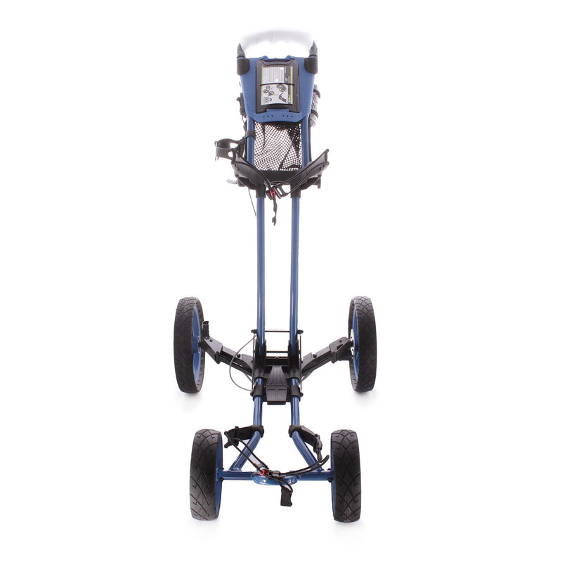 Sun Mountain Pathfinder Second Hand 4 Wheel Push Trolley - Blue/Black