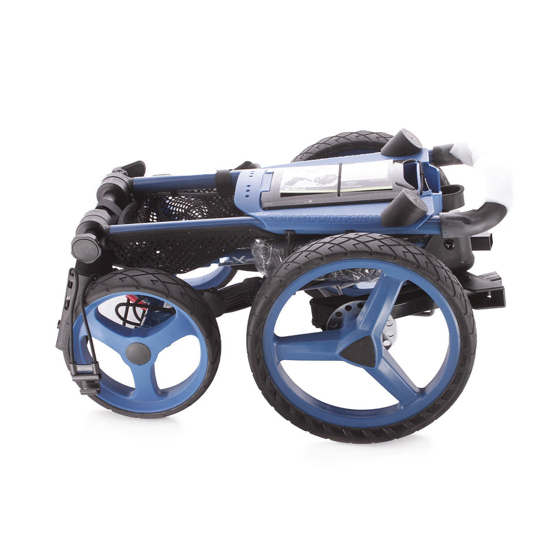 Sun Mountain Pathfinder Second Hand 4 Wheel Push Trolley - Blue/Black