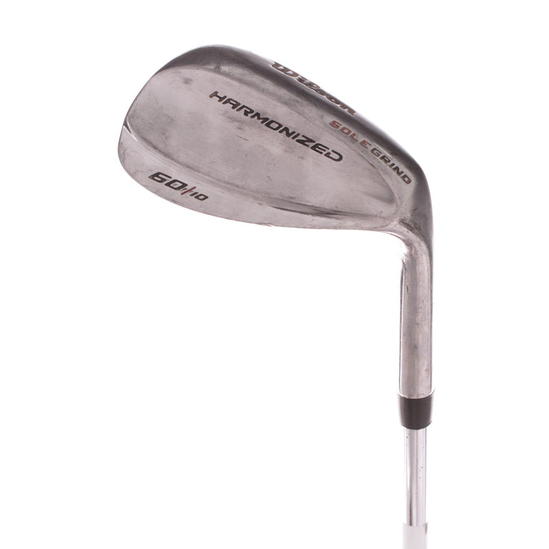 Wilson Harmonized Steel Men's Right Lob Wedge 60 Degree 10 Bounce Wedge - Wilson Harmonized