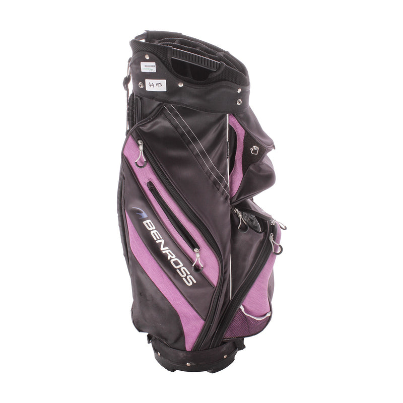 Ben Ross Second Hand Cart Bag - Black/Purple