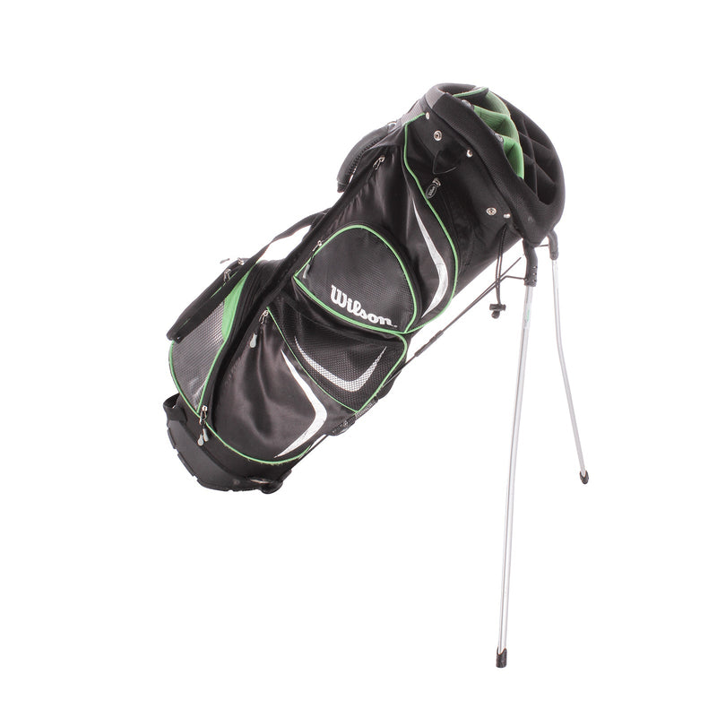 Wilson Second Hand Stand Bag - Black/Green