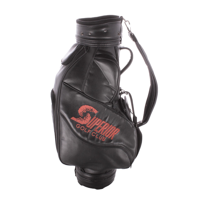 Superior Golf Second Hand Cart Bag - Black/Red