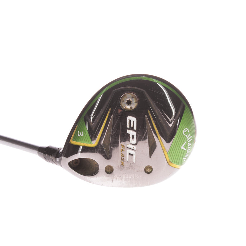 Callaway Epic Flash Graphite Men's Right Fairway 3 Wood 15 Degree Regular - Project X Evenflow 65g 5.5