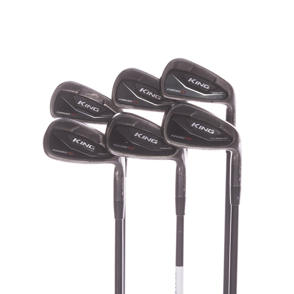 Cobra King Forged Tec Black Steel Men's Right Irons 5-PW  Stiff - True Temper Tour White AMT S300