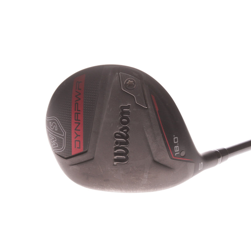 Wilson Staff Dynapwr Graphite Men's Left Fairway 5 Wood 18 Degree Regular - Hzrdus R Smoke 60g 5.5