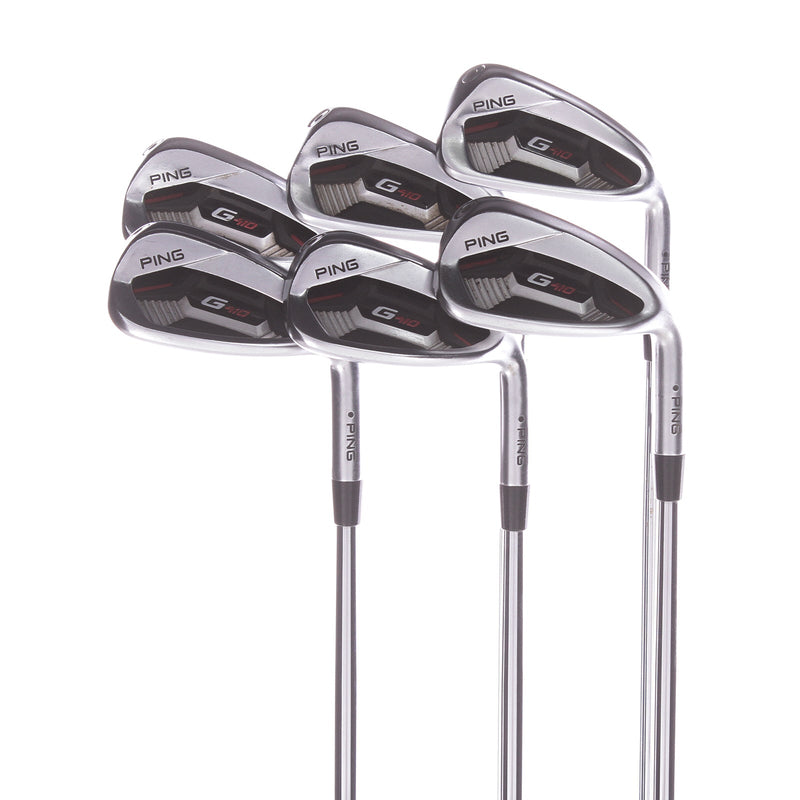 Ping G410 Steel Men's Right Irons 6-UW Black Dot  Stiff - Dynamic Gold 105 S300