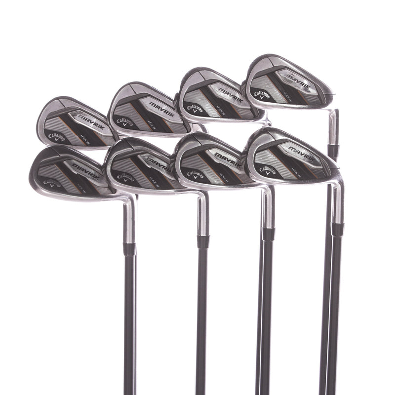 Callaway Mavrik Graphite Ladies Right Irons 5-PW+GW+SW  Ladies - Heluim 50L