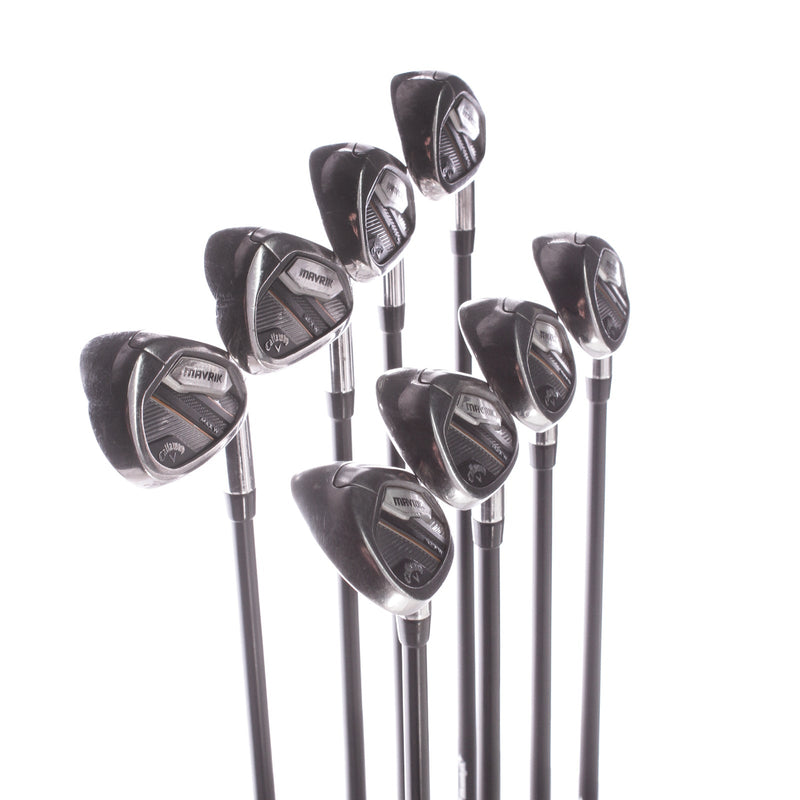 Callaway Mavrik Graphite Ladies Right Irons 5-PW+GW+SW  Ladies - Heluim 50L