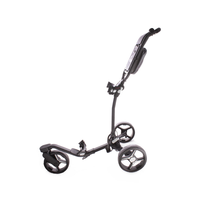 Axglo Tri-360 3 Wheel Push Trolley - Black