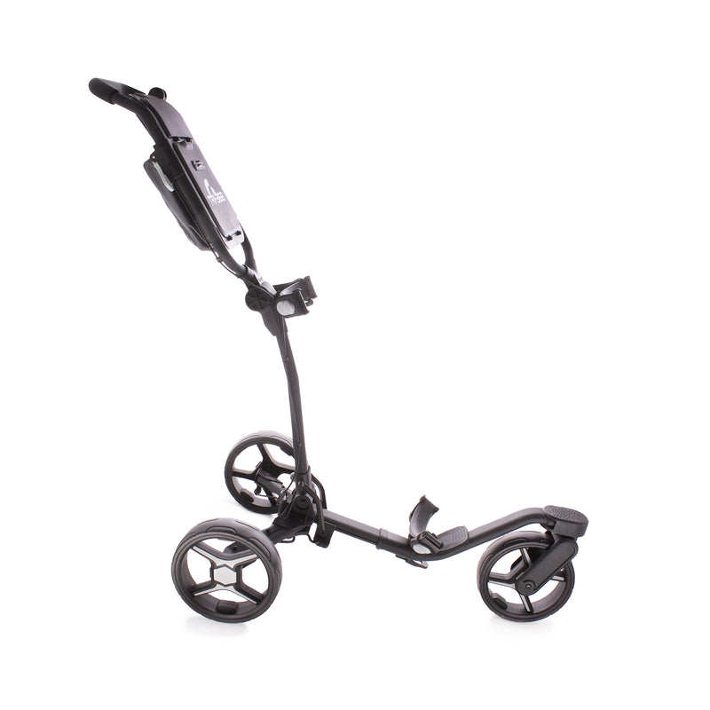 Axglo Tri-360 3 Wheel Push Trolley - Black