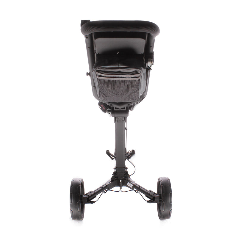 Axglo Tri-360 3 Wheel Push Trolley - Black