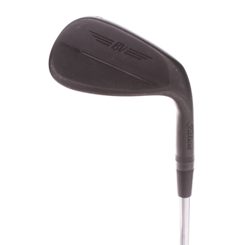 Titleist SM9 Jet Black Steel Men's Right Sand Wedge 54 Degree 14 Bounce F Grind Wedge - SM9 Vokey Wedge