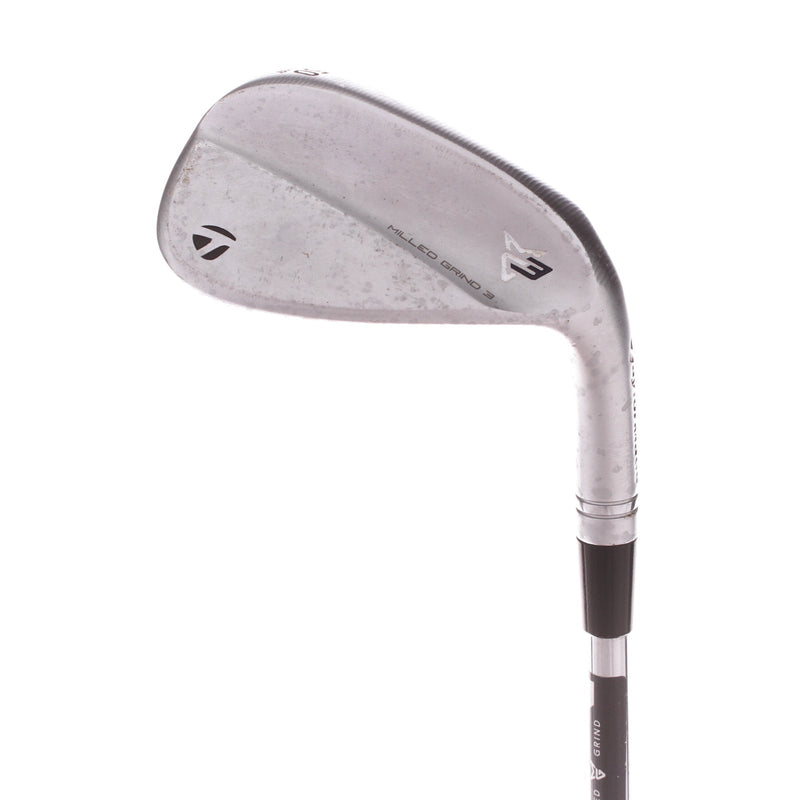 TaylorMade Milled Grind 3 Steel Men's Right Gap Wedge 50 Degree 9 Bounce Stiff - True Temper Dynamic Gold S200