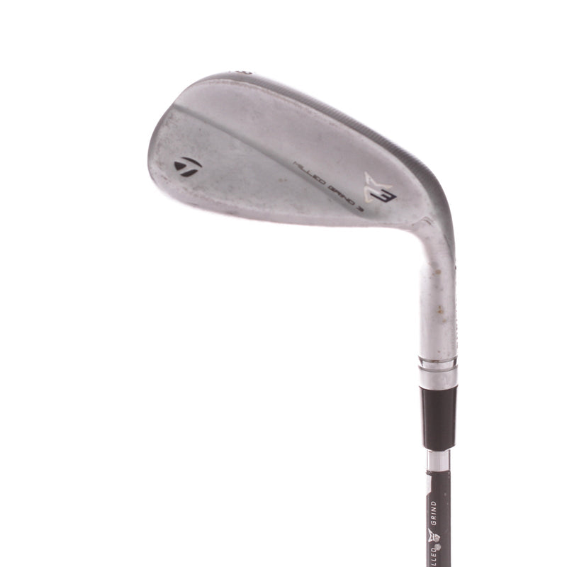 TaylorMade Milled Grind 3 Steel Men's Right Lob Wedge 58 Degree 11 Bounce Stiff - True Temper Dynamic Gold S200