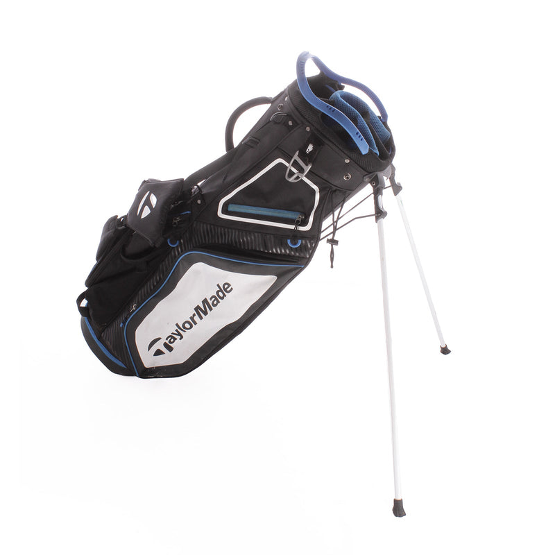 TaylorMade Second Hand Stand Bag - Black/White/Blue