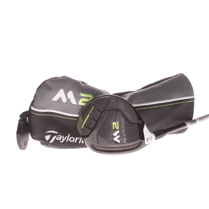 TaylorMade M2 2017 Graphite Men's Left Fairway 5 Wood 18 Degree Regular - TaylorMade REAX 55 R