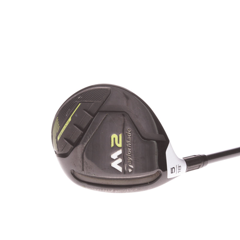 TaylorMade M2 2017 Graphite Men's Left Fairway 5 Wood 18 Degree Regular - TaylorMade REAX 55 R