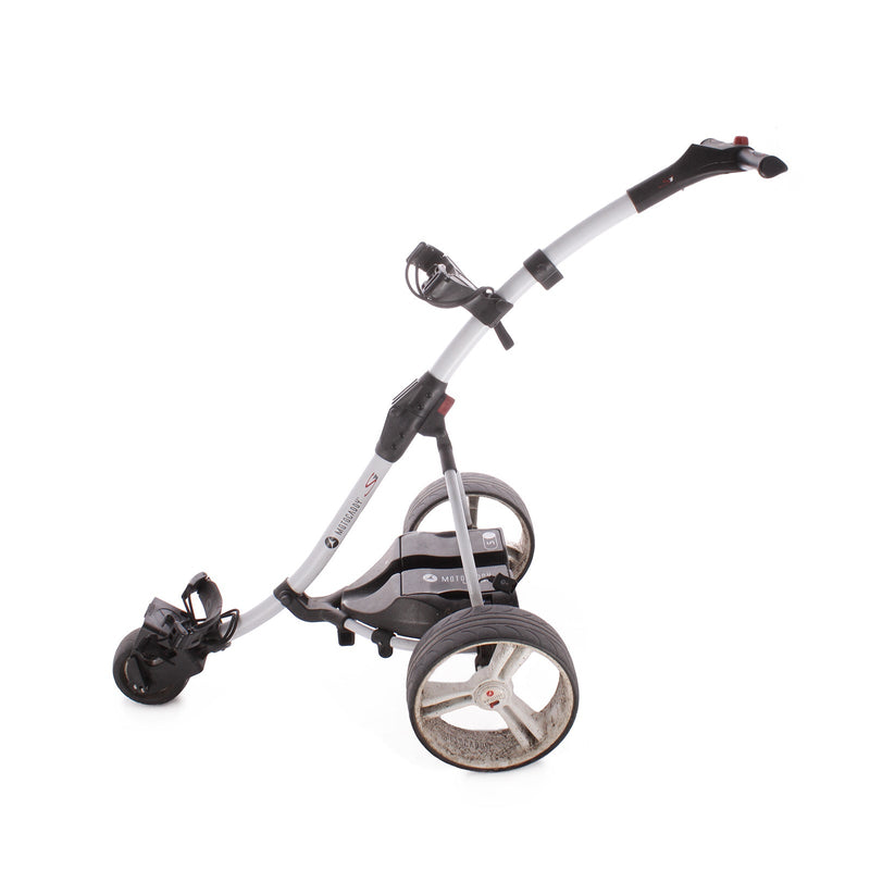 Motocaddy S1 18 Hole Lithium Second Hand Elecric Golf Trolley - White