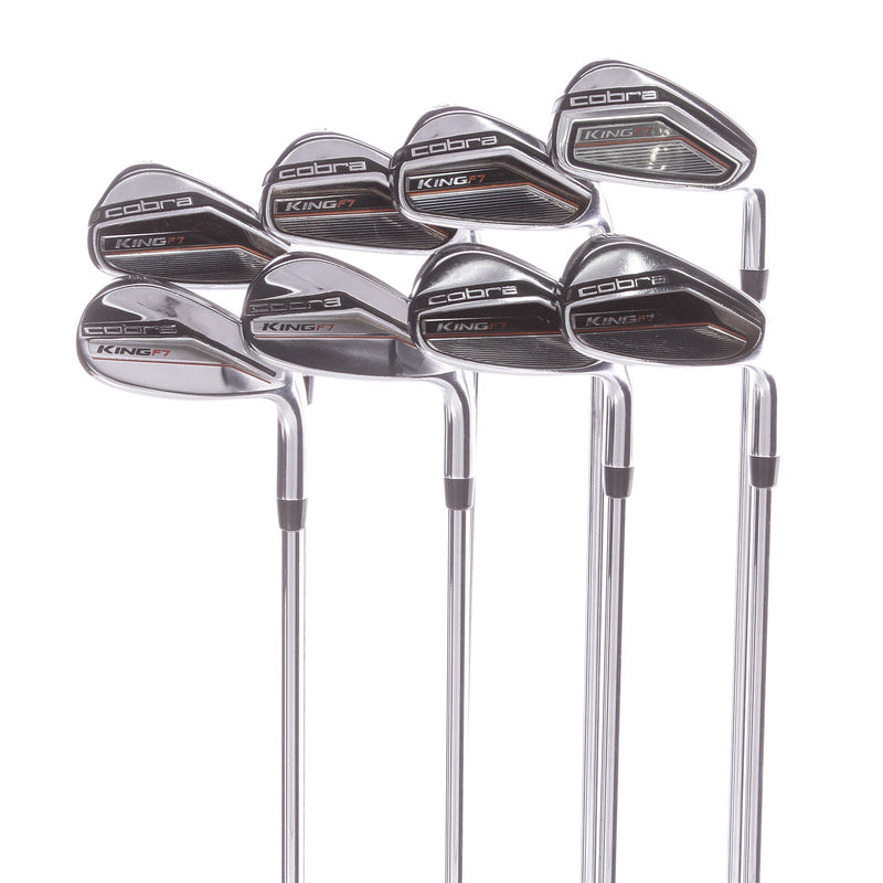 Cobra King F7 Steel Men's Right Irons 5-SW+GW Regular - Cobra King F7 R