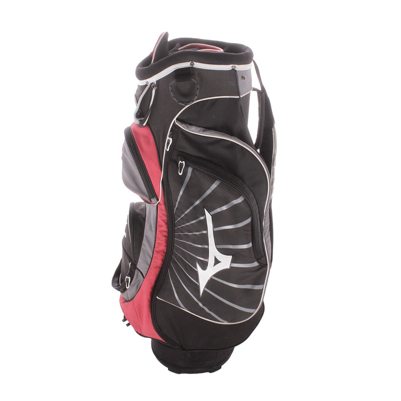 Mizuno Second Hand Cart Bag - Black/Red