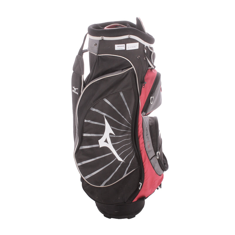 Mizuno Second Hand Cart Bag - Black/Red