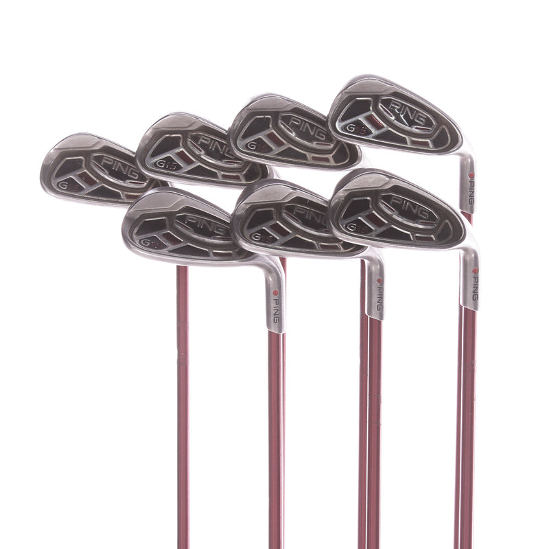 Ping G15 Graphite Men's Right Irons 5-SW Red Dot Soft Regular - Ping TFC 149 I S-R