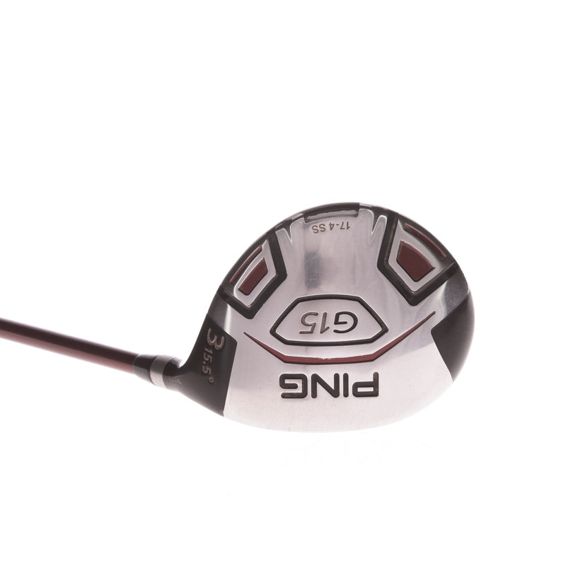 Ping G15 Graphite Men's Right Fairway 3 Wood 15.5 Degree Soft Regular - Ping TFC 149 F S-R