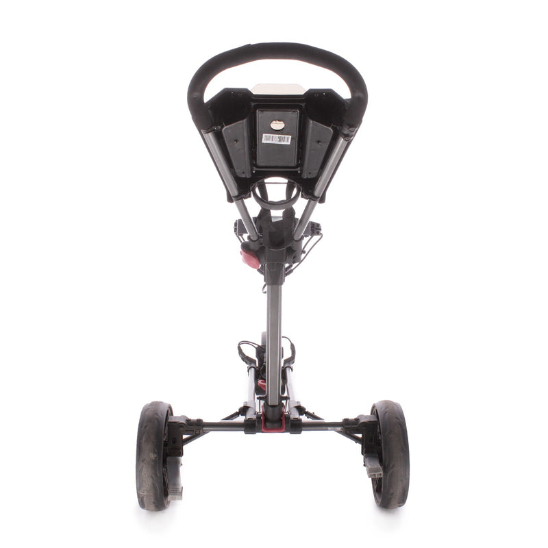 Powakaddy DLX Lite FF Second Hand 3 Wheel Push Trolley - Gunmetal