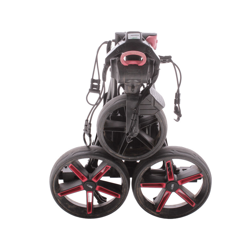 Powakaddy DLX Lite FF Second Hand 3 Wheel Push Trolley - Gunmetal