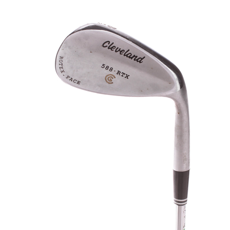 Cleveland 588 RTX Steel Men's Right Lob Wedge 58 Degree 12 Bounce Wedge - True Temper Dynamic Gold W