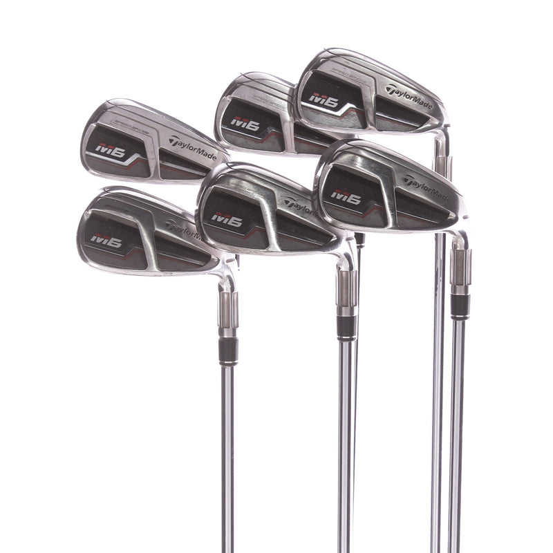 TaylorMade M6 Steel Men's Right Irons 5-PW Regular - KBS Max R 85