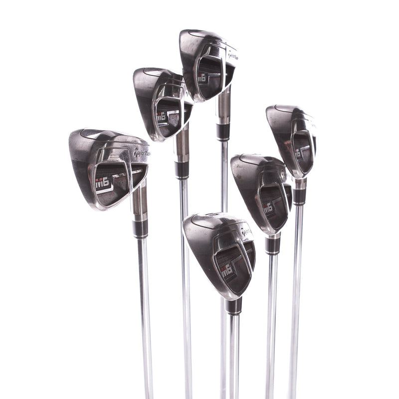 TaylorMade M6 Steel Men's Right Irons 5-PW Regular - KBS Max R 85