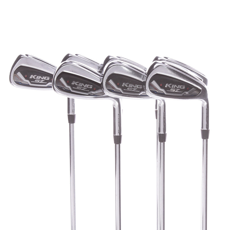 Cobra King Speedzone One Length Steel Men's Right Irons 5-GW Regular - KBS Tour R