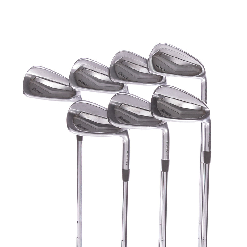 Ping i210 Steel Men's Right Irons 4-PW Green Dot Stiff - Ping CFS Distance S