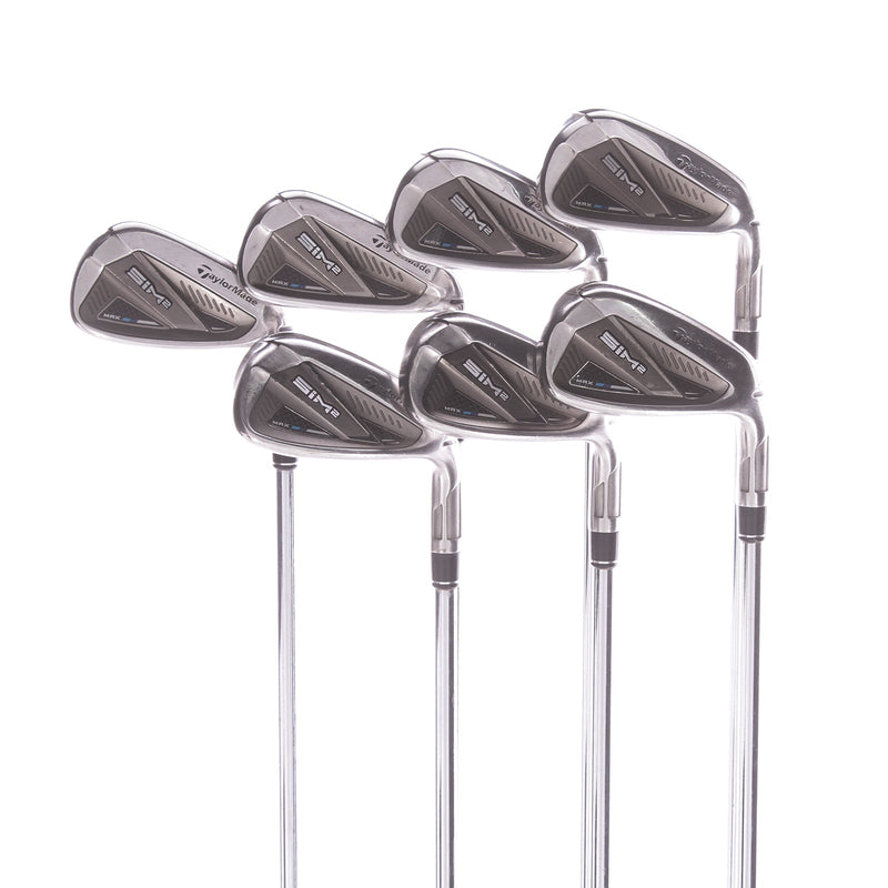 TaylorMade Sim2 Max Steel Men's Right Irons 5-AW Regular - KBS Max MT 85 R