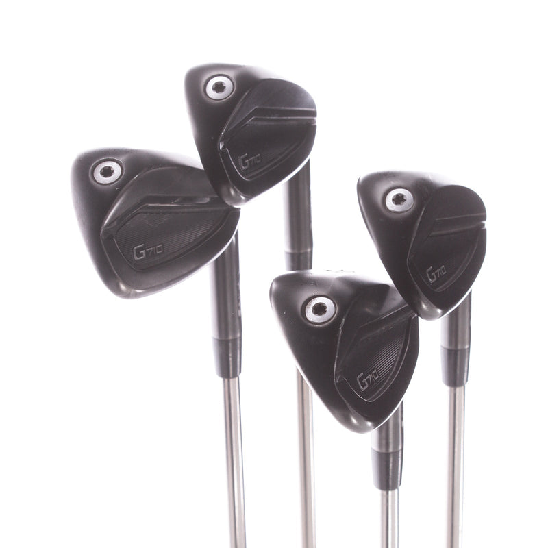 Ping G710 Graphite Men's Right Irons 7-PW Black Dot Regular - UST Mamiya Recoil ES 780 F3